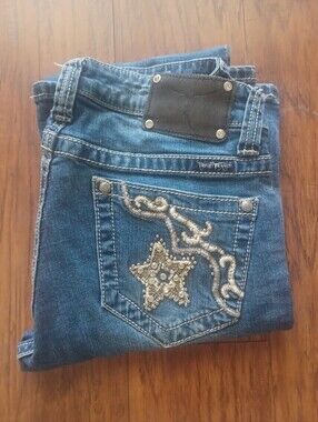 💛🌟TRINITY RANCH MONTANA WEST BOOTCUT JEANS TAG: SIZE 7 INSEAM 34